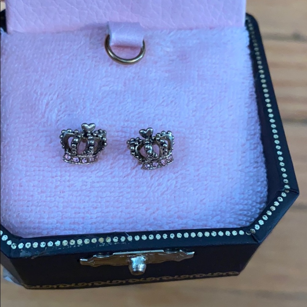 NWOT Juicy couture crown studs never worn
